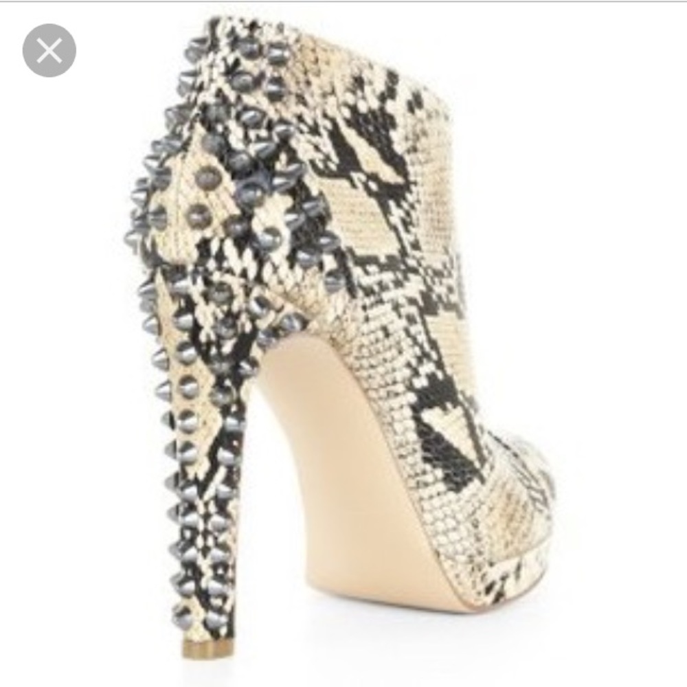 Bcbg Spiked Python Bootie - image 2